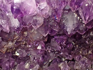 Amethyst crystals